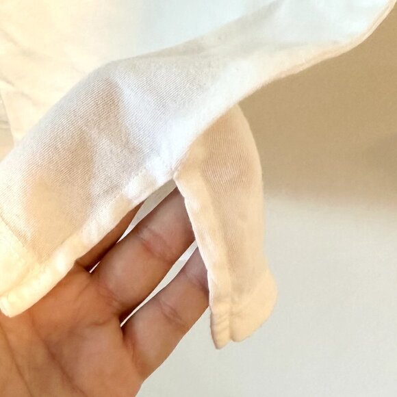 NWT MATE the Label White Organic Cotton "Turista" Max Boxy Crew Shirt - S - Picture 8 of 9